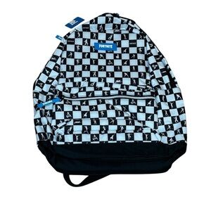 Fortnite backpack, checkered
